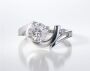 PAVE SOLITAIRE RING ENG028